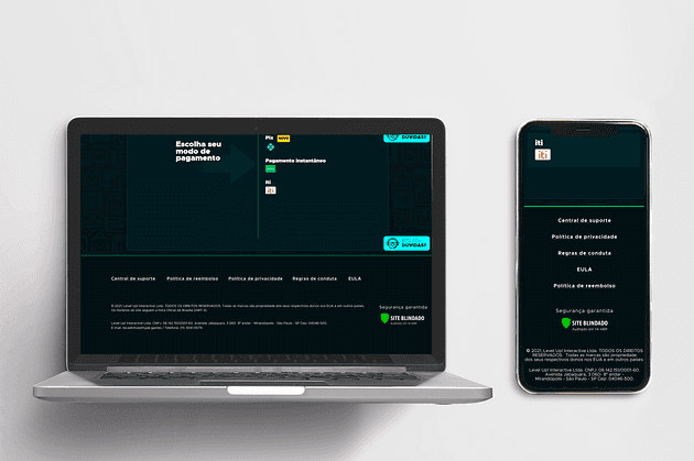 Checkout redesign on laptop and mobile
