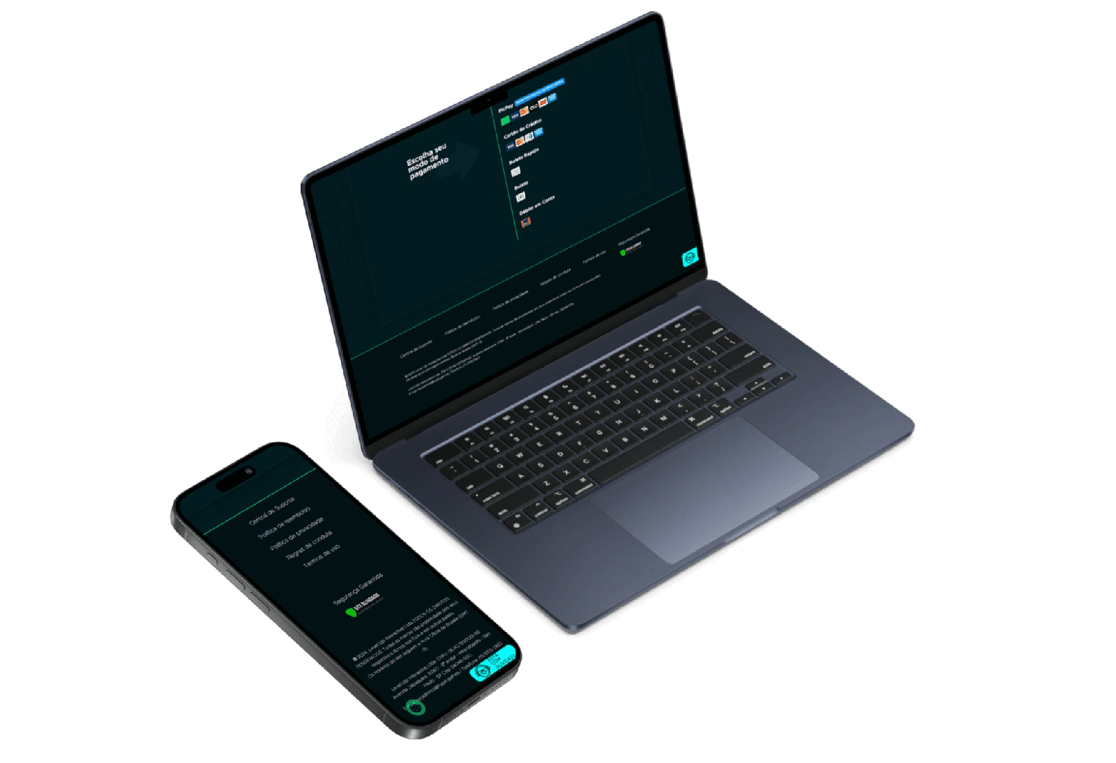 Checkout after: simplified layout focused on conversion