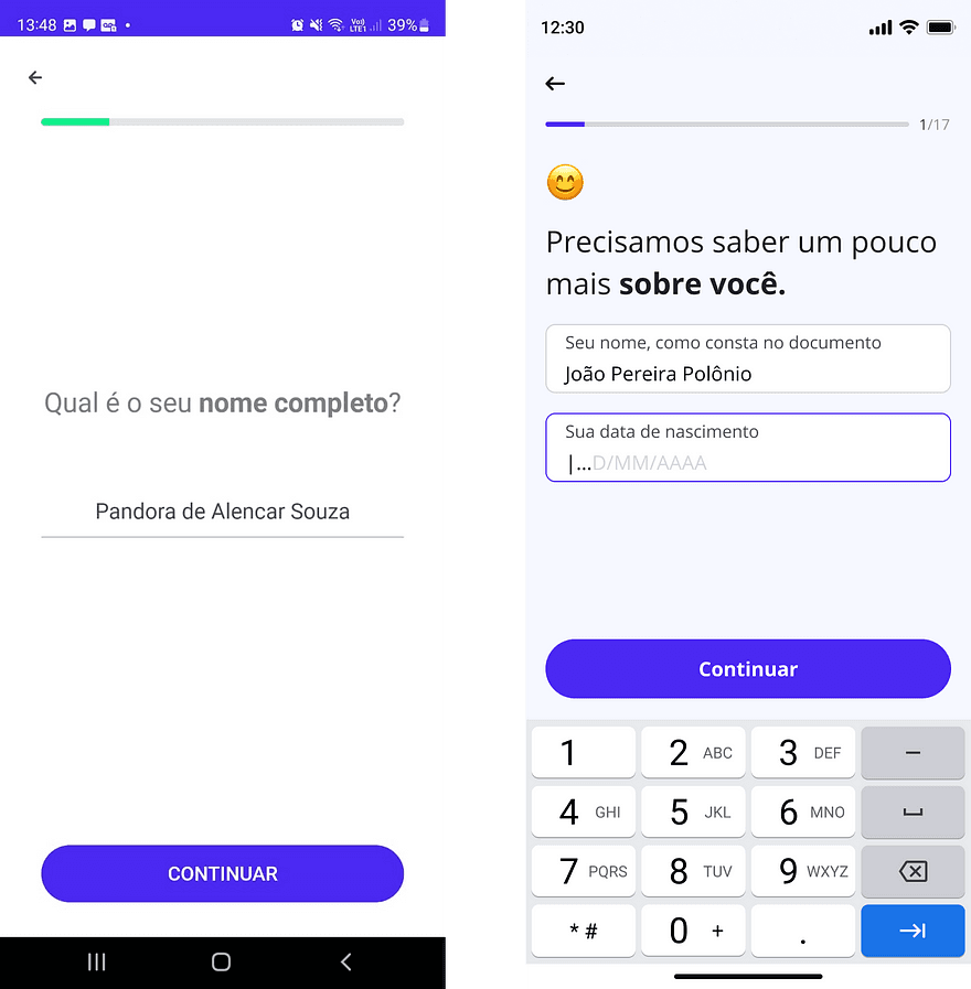 Onboarding before the redesign